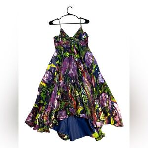 Y2K Purple And Green Niki Dress